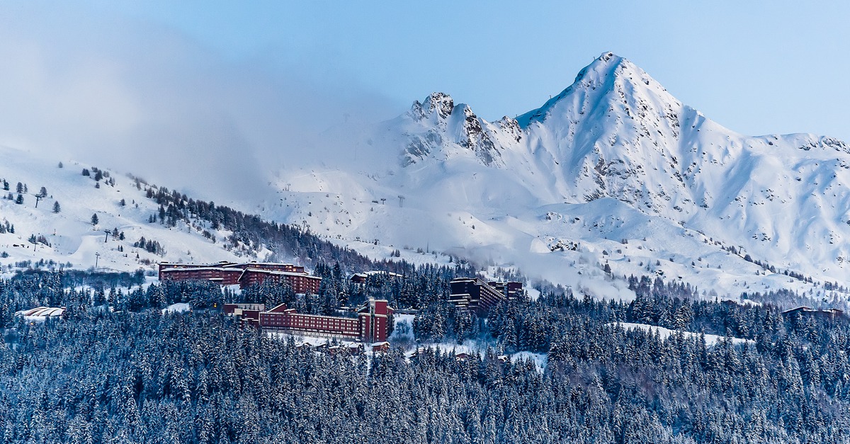 A view of the esf Ski School Les Arc 1800